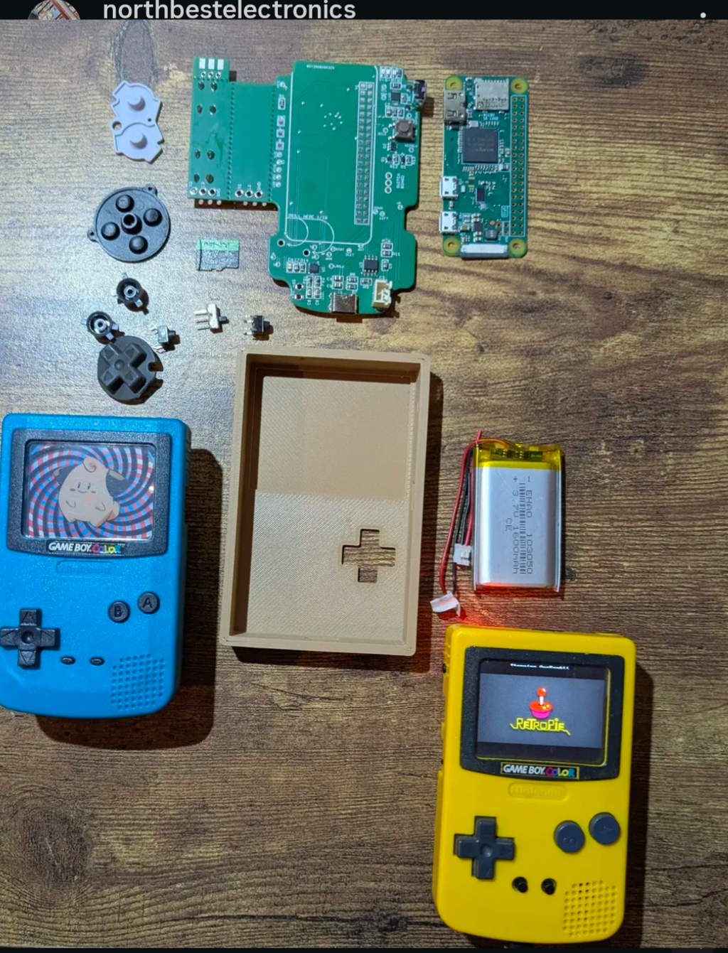 Burger King Gameboy Color Raspberry Pi build Kit