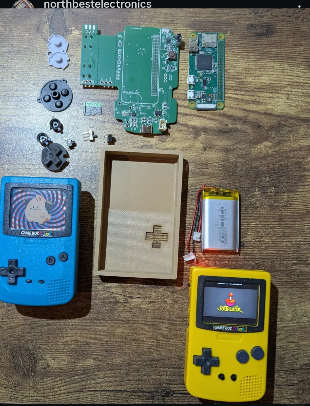 Burger King Gameboy Color Raspberry Pi build Kit