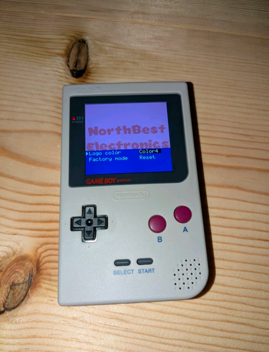 Gameboy Pocket W/ Light Up Logo IPS LCD