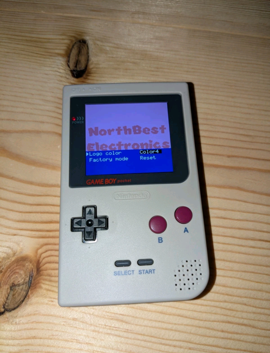 Gameboy Pocket W/ Light Up Logo IPS LCD