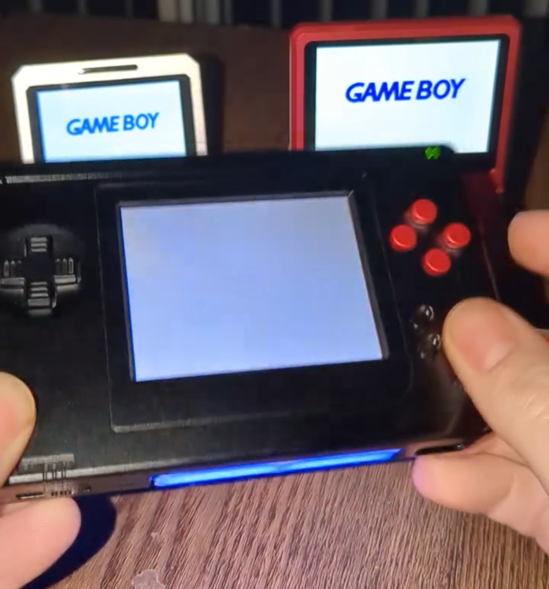 DS Lite Macro DMG style BoxyPixel Metal Console