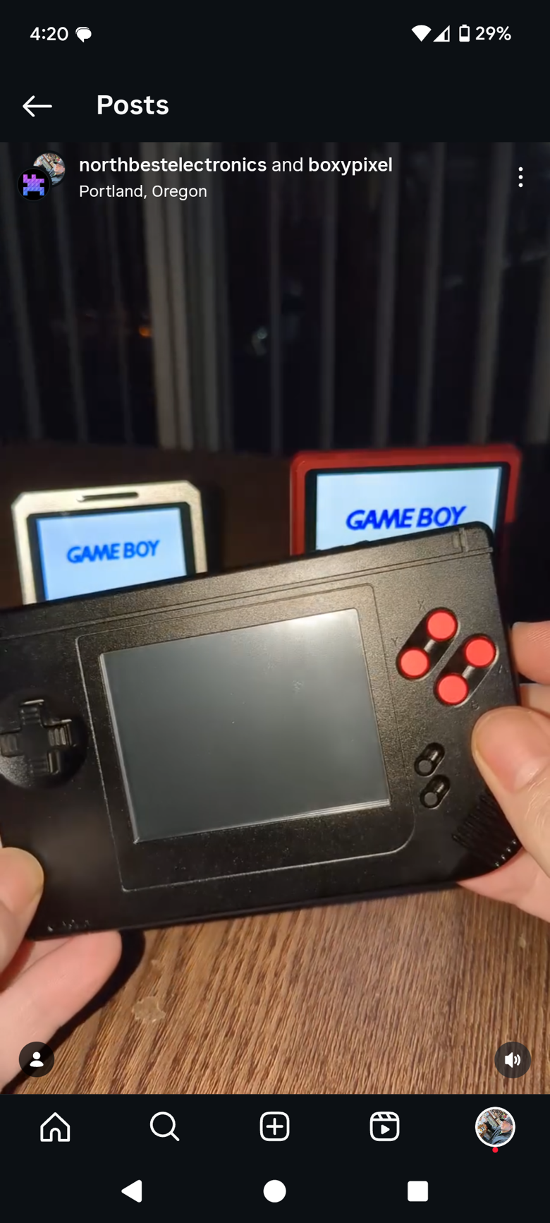 DS Lite Macro DMG style BoxyPixel Metal Console