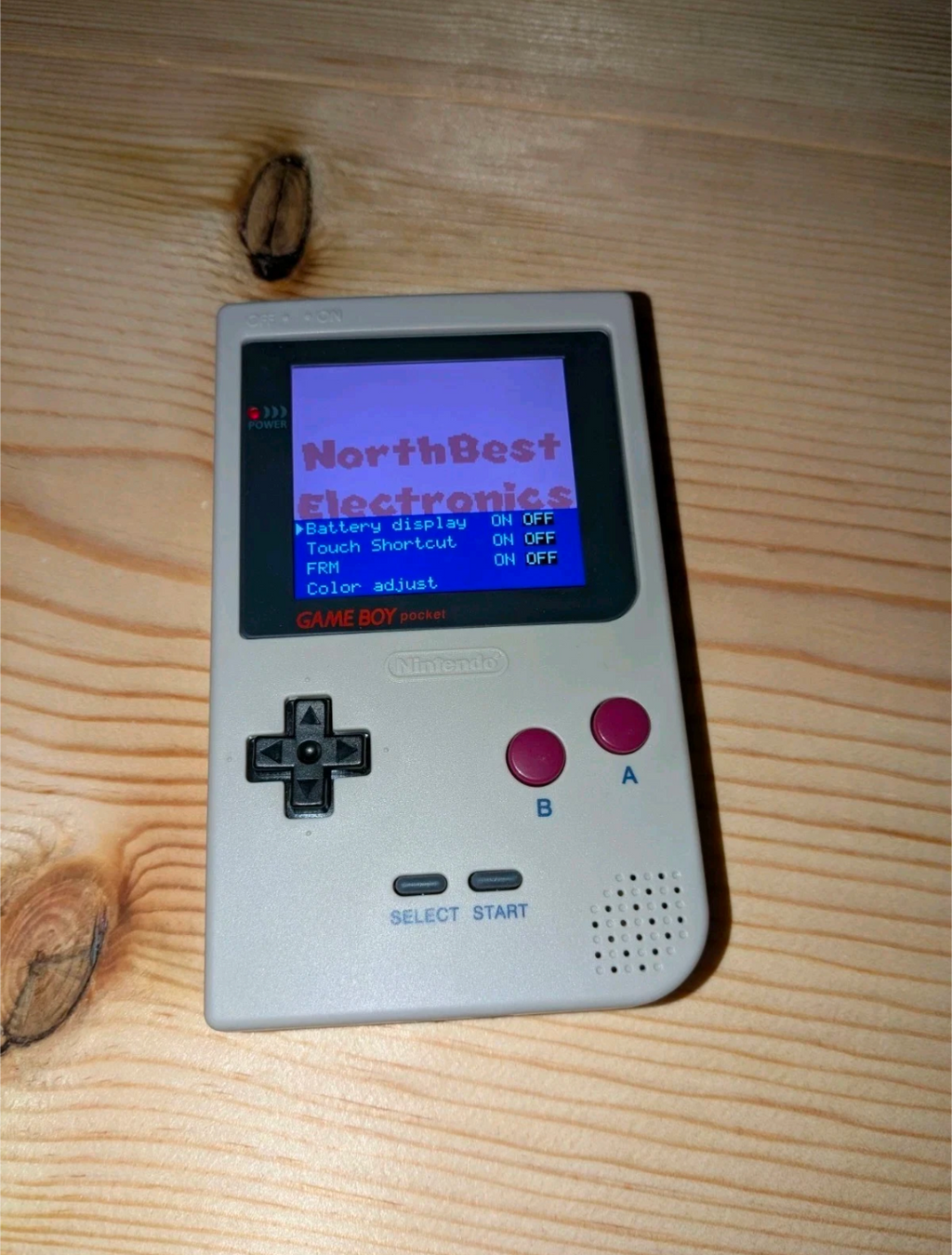 Gameboy Pocket W/ Light Up Logo IPS LCD