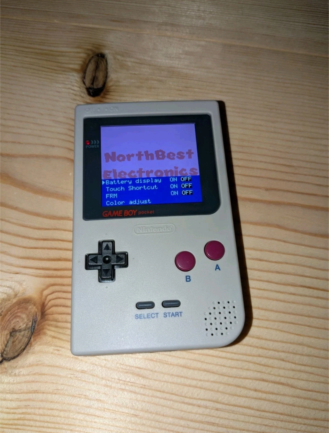 Gameboy Pocket W/ Light Up Logo IPS LCD